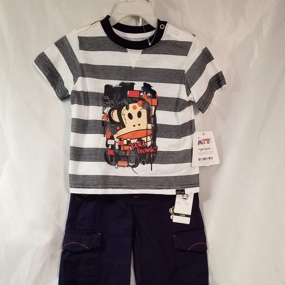 COPY - New Paul Frank 18mo Childrens Shirt Pant S…